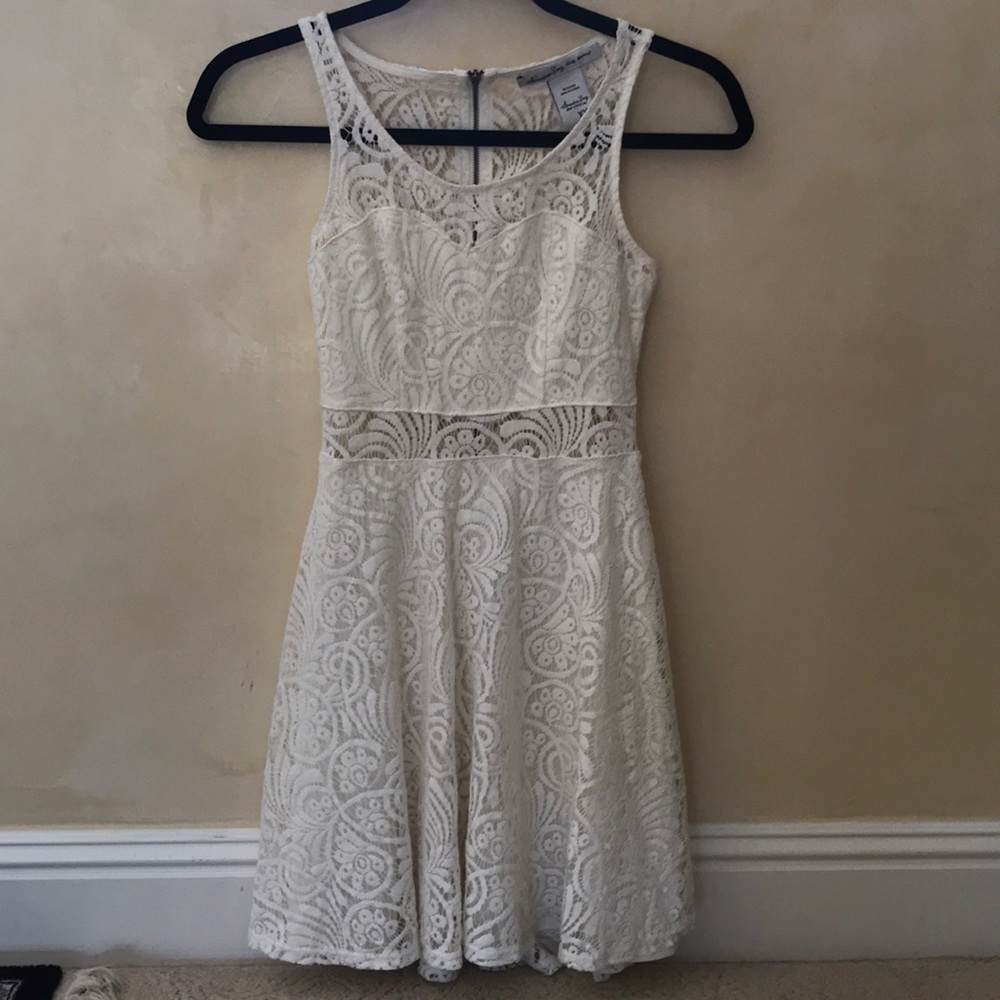 Off White Skater Dress